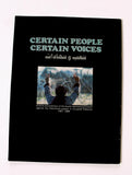 كتاب شعب و شهادات Certain People, Certain Voices Arabic/English Palestine Photo Documentary Book 1988