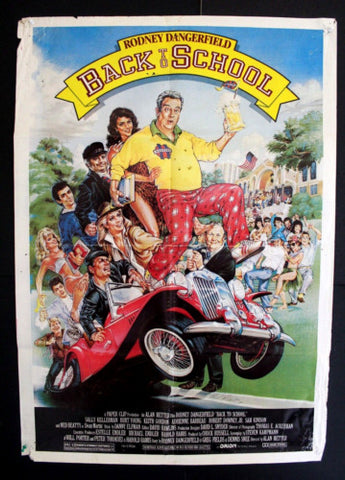 Back to School {Rodney Dangerfield} 39x27" Original Lebanese Movie Poster 80s