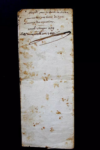 Ottoman Firman order to Tripoli Governor , Sultan Mahmoud I Period, Lebanon dated 1159 AH/1746 A.D