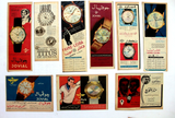 Collection of 189 x Watches Arabic Magazine Original Ads Advertising 50s+