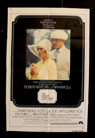 The Great Gatsby (Robert Redford) 27x41" Original US Movie Poster 70s
