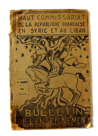 Haut-Commissariat de la République Française en Syrie et au Liban Book 1928