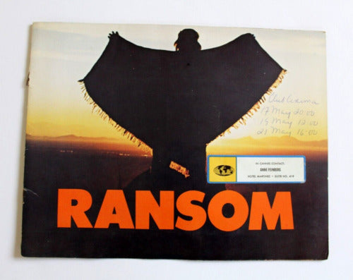 Sean Ransom Ransom (Sean Connery) Original Movie Program 70s – Braichposters