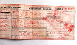الخطوط السعودية بطاقة الحجاج Saudi Arabia Airlines Passenger Ticket/Pilgrim 1970