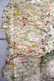 خريطة سباق رالي الربيع لبنان سيارات Auto Lebanon ATCL Arab Rally Map Marlboro 03
