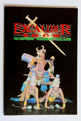 Excalibur Show, Super Nightclub Cabaret-style Theatre Beirut Lebanon Program 80s?
