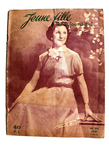 Jeune Fille d'Aujourd'hui French Lebanese Women Harissa Magazine June 1953