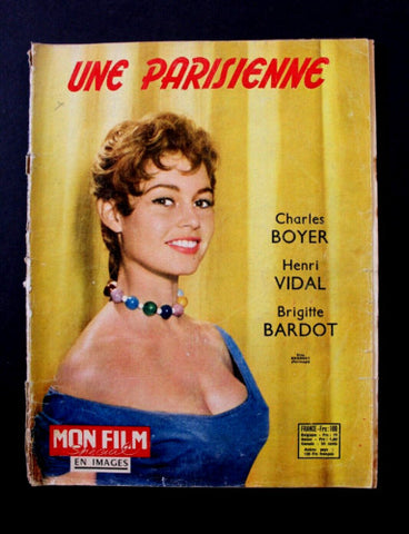 Mon Film Spécial Parisienne BRIGITTE BARDOT FRENCH PHOTO NOVEL Magazine 1957
