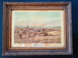 Medina (ملصق المدينة المنورة, السعودية) 62x45cm Original Framed Old Poster 1800s