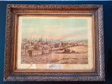 Medina (ملصق المدينة المنورة, السعودية) 62x45cm Original Framed Old Poster 1800s