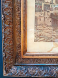 Medina (ملصق المدينة المنورة, السعودية) 62x45cm Original Framed Old Poster 1800s