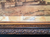 Medina (ملصق المدينة المنورة, السعودية) 62x45cm Original Framed Old Poster 1800s