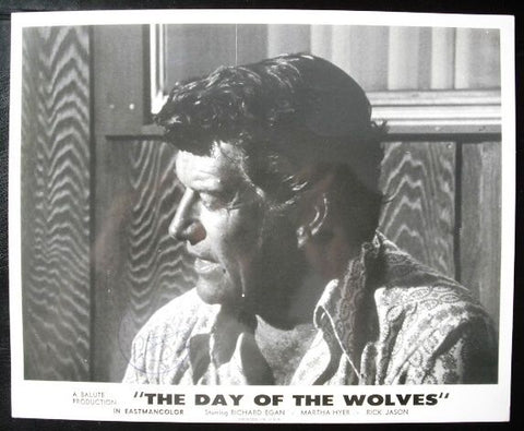The Day of the Wolves Vintage D Org. Film Rick Jason Lobby Card 70s