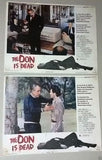 {Set of 8} THE DON IS DEAD {Anthony Quinn} 11x14" Org. U.S Lobby Cards 70s