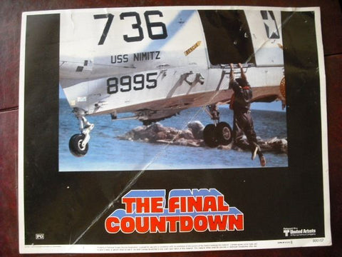 The Final Countdown (Kirk Douglas)  Movie Lobby Card 80s # 1