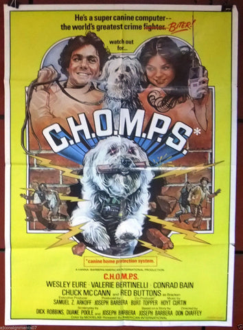 C.H.O.M.P.S. {Joseph Barbera} 40x27" Lebanese Movie Poster 70s