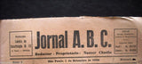 Jornal A.B.C. جريدة أبجد هوز Arabic Brazilian Political Humor Newspaper 1934 # 4