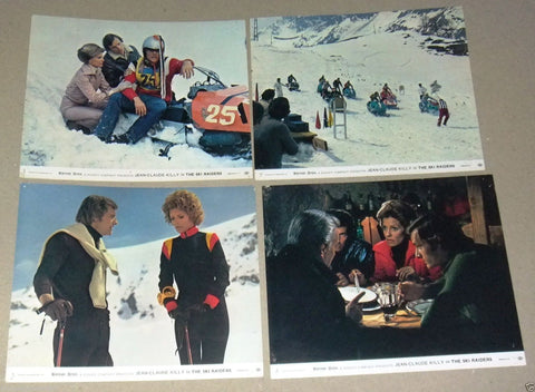 {Set of 8} The Ski Raiders (Jean-Claude Killy) Org. 8x10" U.S Lobby Cards 70s