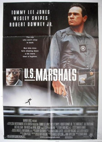U.S. Marshals "Tommy Lee Jones" Original International Movie Poster 90s