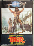 Thor the Conqueror {CONRAD NICHOLS} 39x26" Original Lebanese Movie Poster 80s