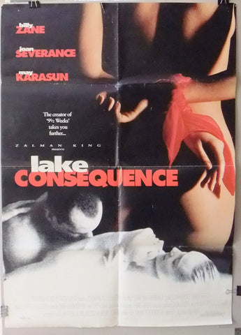 Lake Consequence (Joan Severance) Original Movie 39''x27" Lebanese Poster 90s