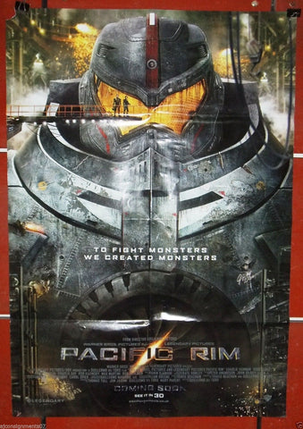 Pacific Rim {Charlie Hunnam} Original INT. 40"x27" Movie Poster 2013