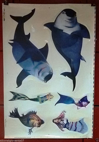 Shark Tale 40x27" Original Movie Rolled Stickers Poster Proof 2000s