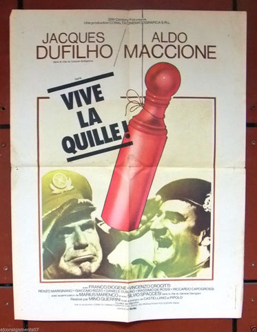 Vive La Quille {Jacques Dufilho} 80 x60 cm French Movie Poster 70s