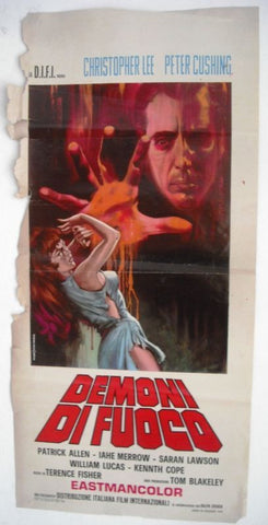 Demoni di Fuoco Italian Movie Poster Locandina 60s