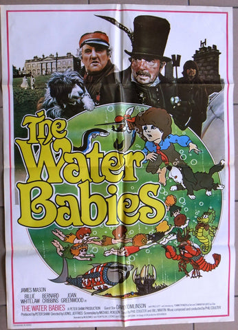 THE WATER BABIES LIONEL JEFFRIES 39x27" Lebanese Original Movie Poster 70s