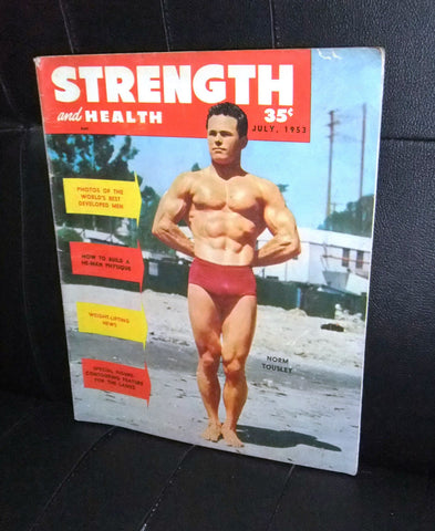 Strength and Health Norm Tousley Bodybuilding Magazine 1953