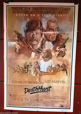 Death Hunt {Charles Bronson} Original 41x27" U.S. Movie Poster 80s