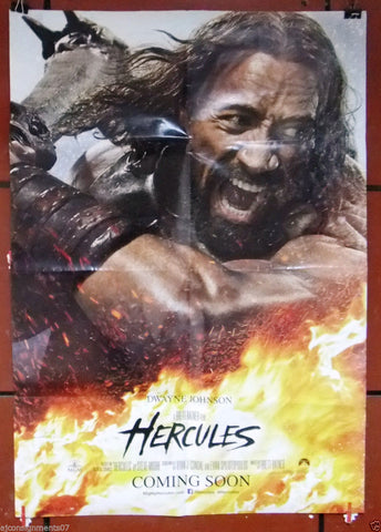 HERCULES {DWAYNE JOHNSON} 40x27" Double Sided Original Movie Poster 2000s