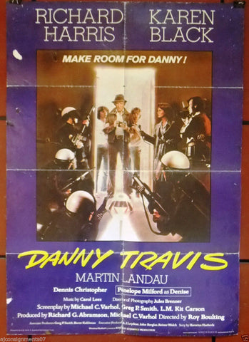 Danny Travis, The Last Word {Richard Harris} Original Lebanese Movie Poster 70s