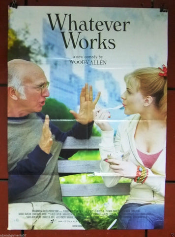 Whatever Works Org. 27"x41" (Larry David) Folded Movie Poster 2009