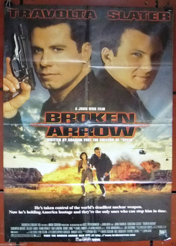 Broken Arrow {John Travolta} Original Lebanese Movie Poster 90s