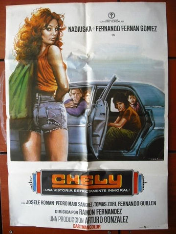 Chely Manuel Alexandre Spanish Movie Poster 70s