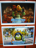 Monster University 11" x 8"  {Disney Pixar} Original Set of 6 Lobby Card 2013