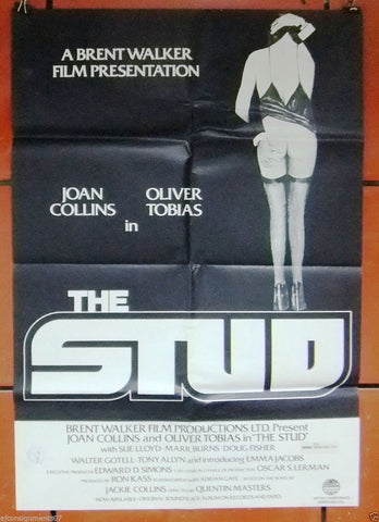 The Stud {Joan Collins} Original British UK 40"x27" Movie Poster 70s