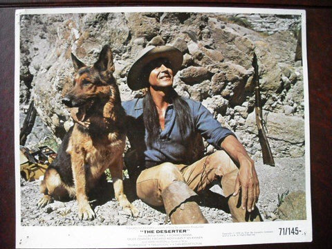 The Deserter {Chuck Connors} 10"x8" Original Movie Lobby Card 70s