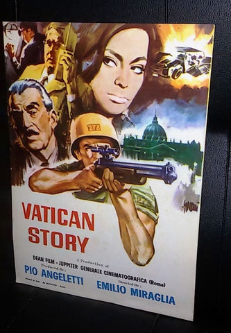 Vatican Story {Walter Pidgeon} Original Italian Movier Program 60s