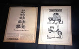 5x Egyptian Scooter Lambretta, Vespa, Honda Magazine Arabic Ads Advertising 60s+