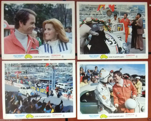 {Set of  9} Herbie Goes to Monte Carlo JULIE S. 11x14 Original Lobby Cards 70s
