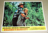 (Set of 8) Welcome to Blood City (Jack Palance) UK British Films Lobby Card 70s
