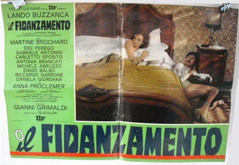 IL Fidanzamento Grimaldi Brochard Vintage Italian Lobby Card 70