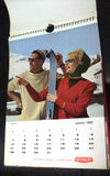 Gevaert Vintage Incompete Calendar Printed in Belgium 1962