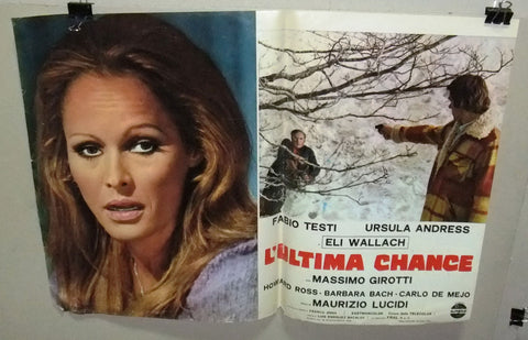 (Set of 10) L'ULTIMA CHANCE (F. TESTI) ORG Italian Film Lobby Card 70s