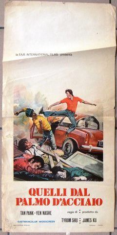 QUELLI DAL PALMO D'ACCIAIO Italian Film Locandina Poster 70s