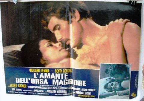 L'amante Dell' Orsa Maggiore Valentino Orsini Italian Lobby Card 70s