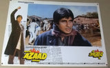 {Set of 6} Main Azaad Hoon (Amitabh) Indian Hindi Original Movie Lobby Card 80s